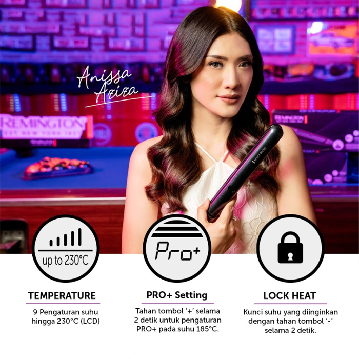 Remington Catokan Pelurus Rambut Hair Straightener - S7801-ID